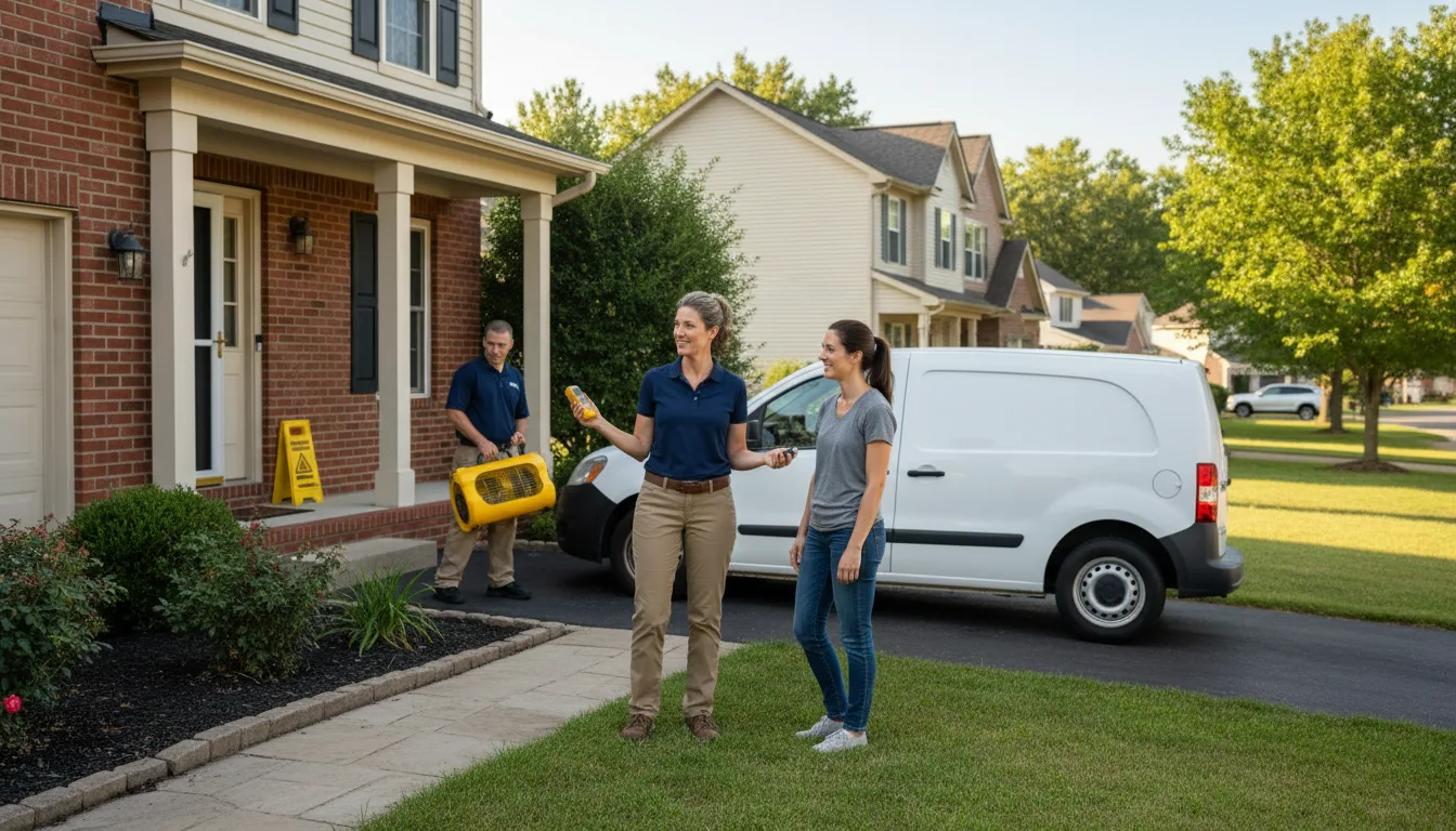 Water restoration image for Water Damage & Restoration Services in Steubenville, OH